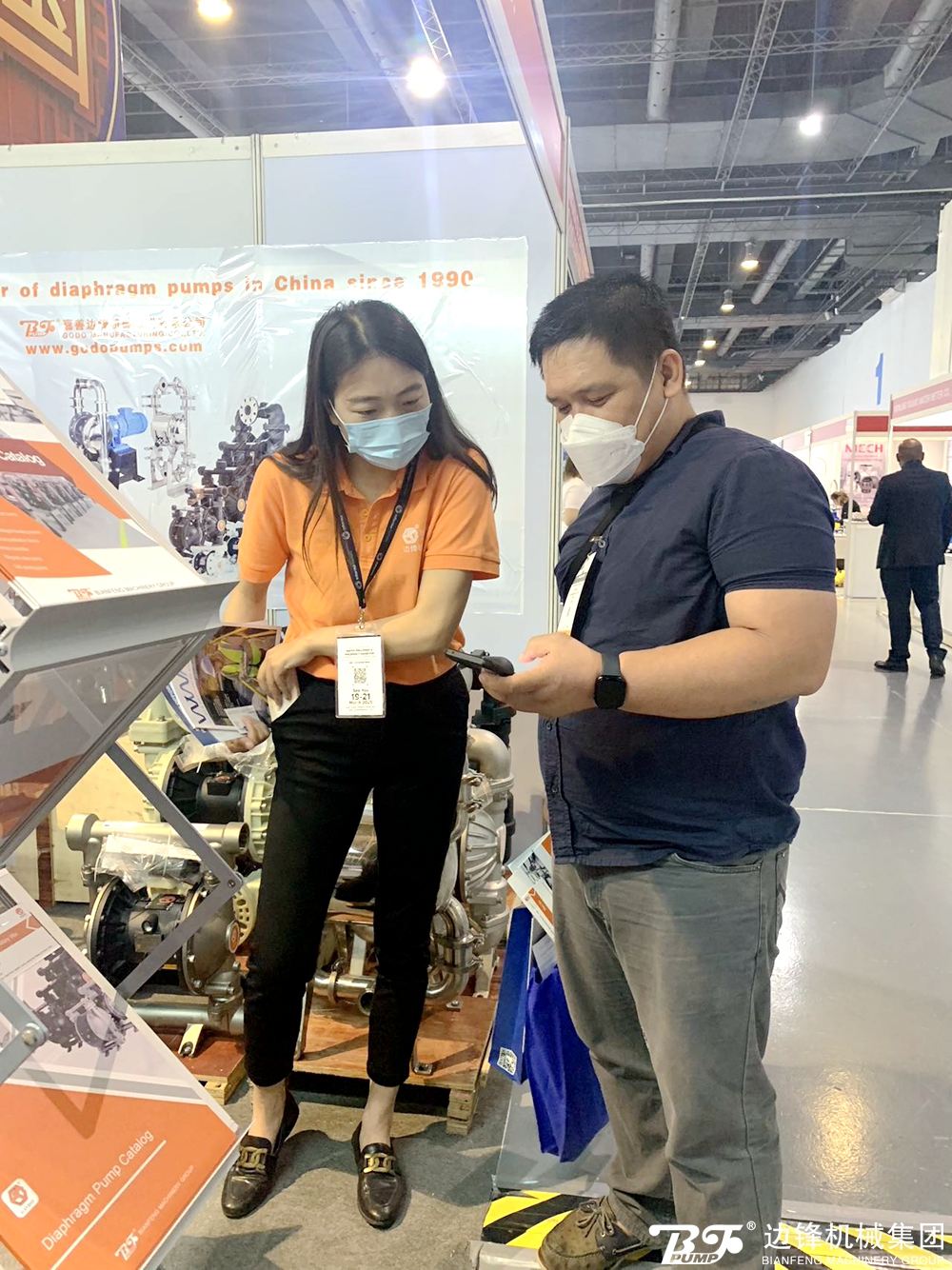 边锋机械集团亮相菲律宾马尼拉水处理展览会