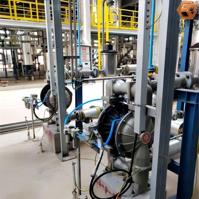边锋机械集团QBY系列化工领域隔膜泵应用