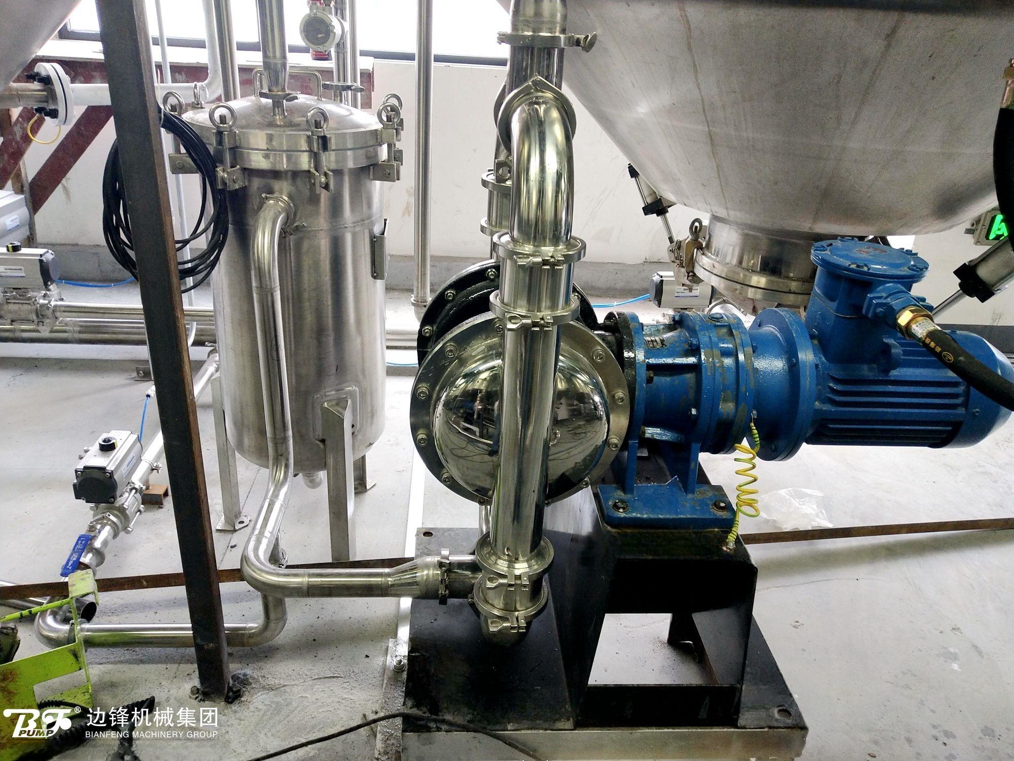 边锋机械医药行业隔膜泵应用案例