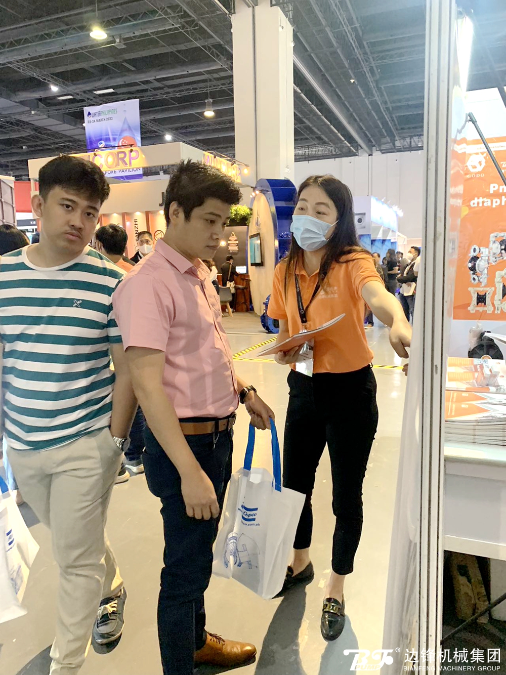 边锋机械集团亮相菲律宾马尼拉水处理展览会