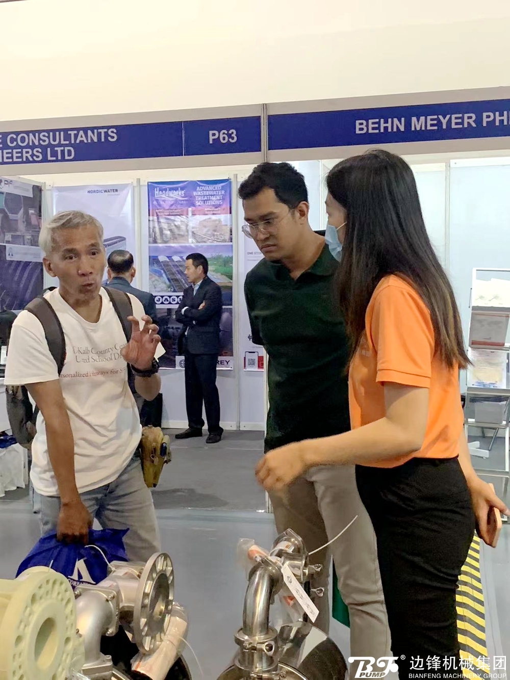 边锋机械集团亮相菲律宾马尼拉水处理展览会