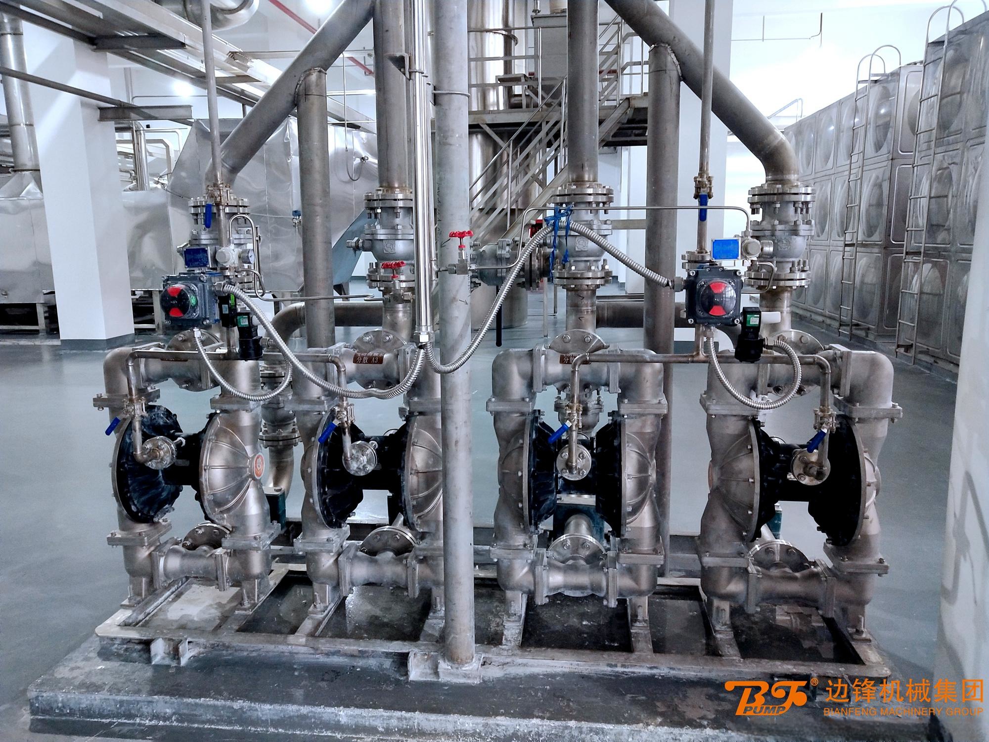 边锋机械隔膜泵环保输送方案行业案例